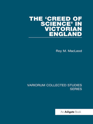 cover image of The 'Creed of Science' in Victorian England